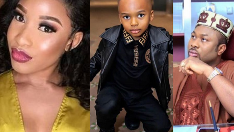 "No one can change your name or turn your face away from me" Churchill writes lengthy birthday message to his son as he accuses Tonto Dikeh of keeping them apart