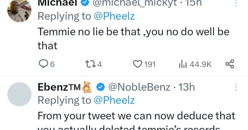 Pheelz called out as he seemingly admits deleting Temmie Ovwasa's songs months after denying her accusation