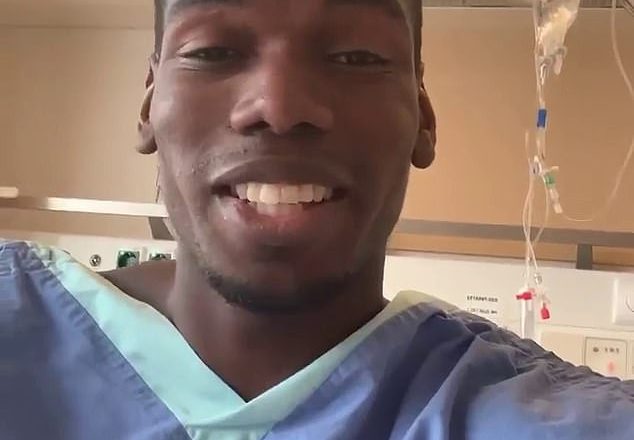 ‘Still alive despite not feeling my toes’ – Injured Paul Pogba shares from his hospital bed after surgery