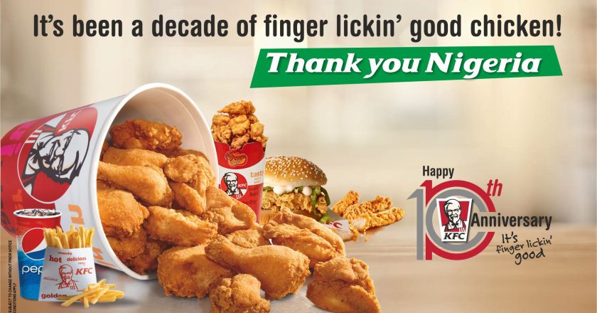 10 Years of Serving Finger Lickin’ Good Chicken – A Big Thank You, Nigeria!