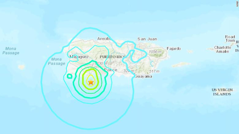 Reports of 5.8-Magnitude Earthquake in Puerto Rico with Potential for More Aftershocks (View Photos/Video)