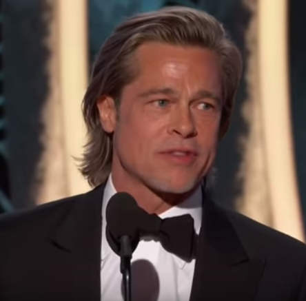 “Any woman I stand next to, they say I’m dating” – Brad Pitt says in his Golden Globes acceptance speech
