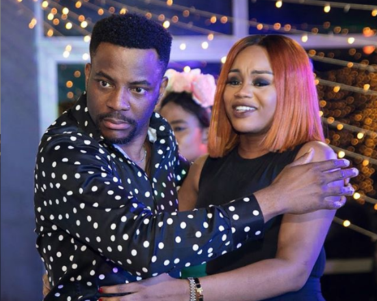 “`
Please provide a caption for this image of Ebuka and his wife, Cynthia