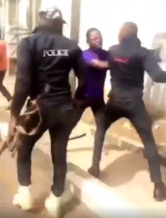 Man allegedly assaulted by police officers in Enugu for refusing to unlock his iPhone (video)