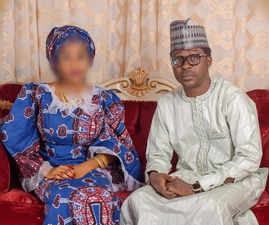 Nigerian Man Announces Wedding Date with Blurred Prewedding Photo of Wife-to-Be