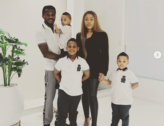 Nigerian striker Olarenwaju Kayode shares adorable family photos on Instagram