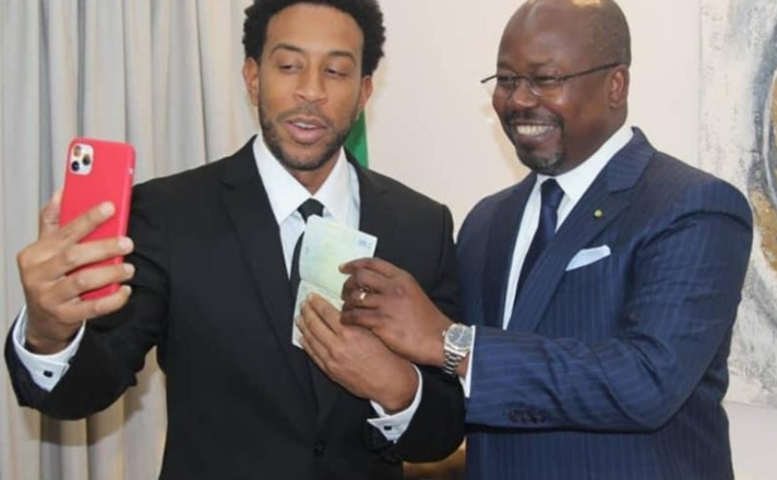 American rapper, Ludacris and his entire family become citizens of Gabon (Video)