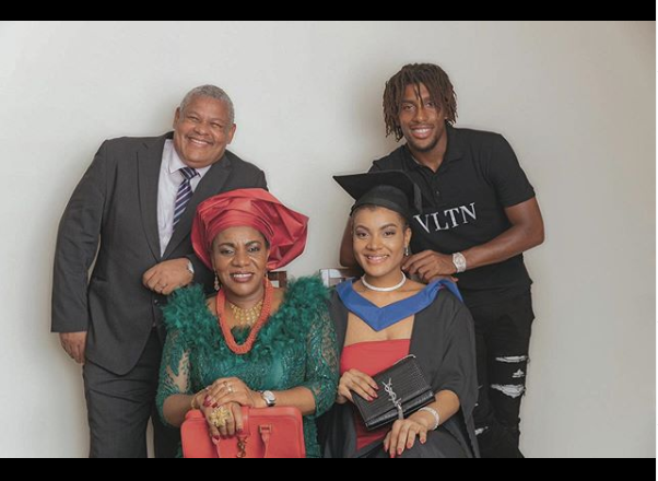 Welcoming the New Year with a Beautiful Family Photo: Alex Iwobi, Super Eagles Star