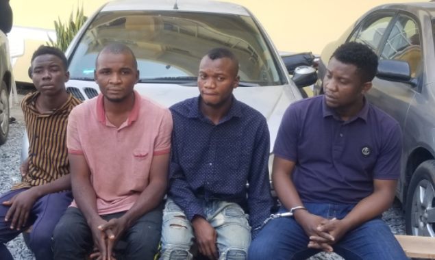 Police parade suspects of foiled Abuja bank robbery attack(photos)