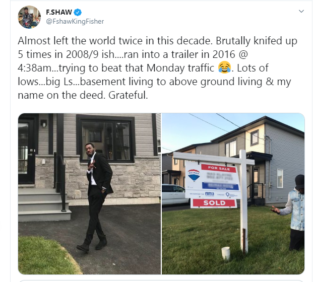 Ex-EFCC Twitter handler,  Fshaw buys himself a house after leaving the country