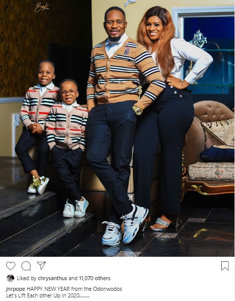 Actor Junior Pope shares lovely family photo 