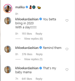 Khloe Kardashian hypes friend Malika Haqq as she shares new photo of her baby bump