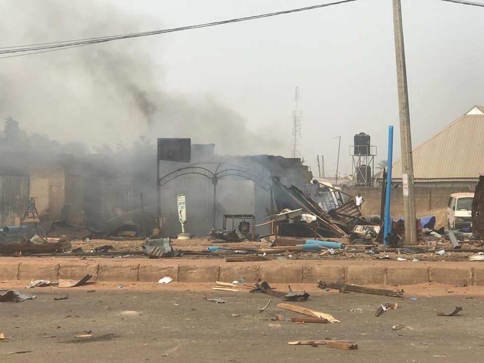 Many feared dead as gas explosion rocks Kaduna (photos)