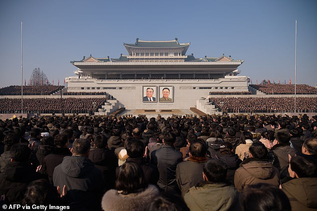 Thousands attend mass rally in N.Korea to support Kim Jong Un's threats to create strategic weapon in anger over stalled nuclear talks with US