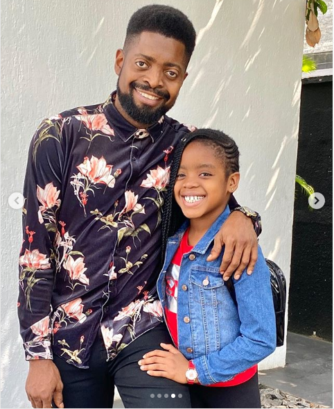 Comedian�Basketmouth�shares new photos with his beautiful daughters