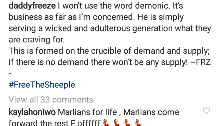 "He is serving a wicked and adulterous generation what they are craving for" Freeze reacts to Apostle Omashola