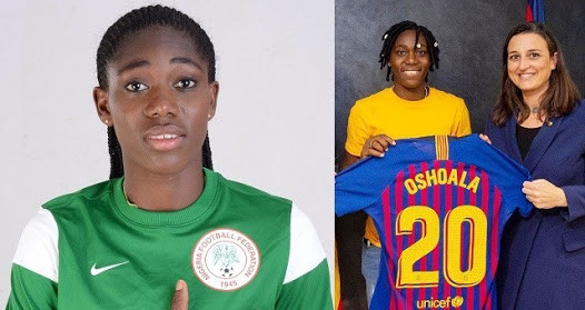 The African Women’s Player of the Year Award Goes to Asisat Oshoala at #CAFawards