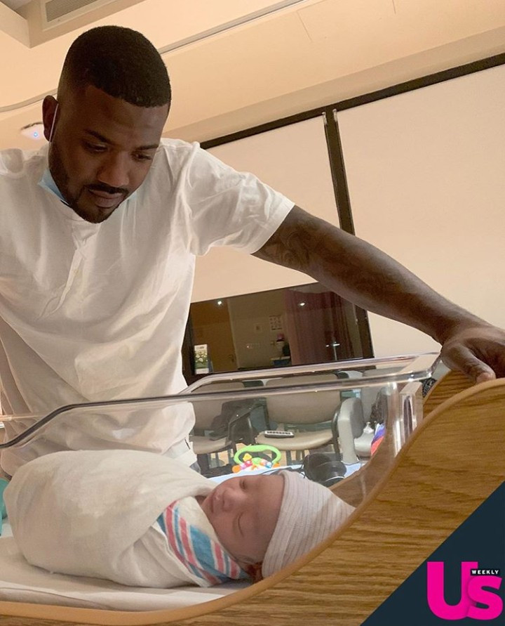 Ray J introduces his newborn son to the world and praises his wife for her strength