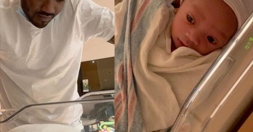 Ray J celebrates the arrival of his newborn son and commends his wife for her resilience