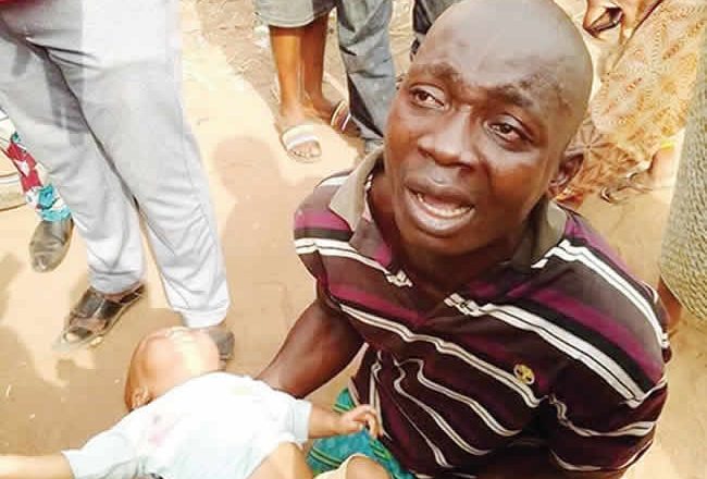Police detain a man for abducting a four-month-old baby in Ondo, see photo