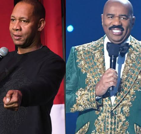 Steve Harvey responds to Mark Curry's claim that he steals his jokes (video)