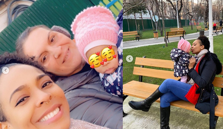 TBoss shares lovely family portraits with her baby daughter and mother