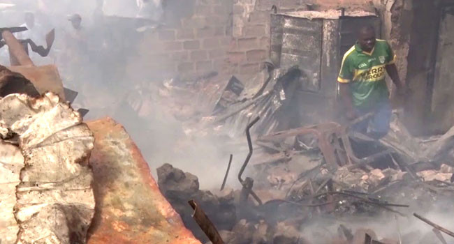 Fires razes over 400 shops in Anambra (photos)