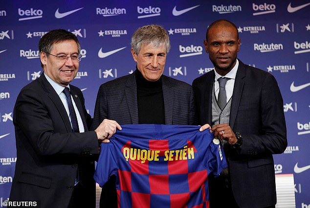 Barcelona’s New Coach, Quique Setien, Unveiled After Ernesto Valverde’s Sacking (Photos)