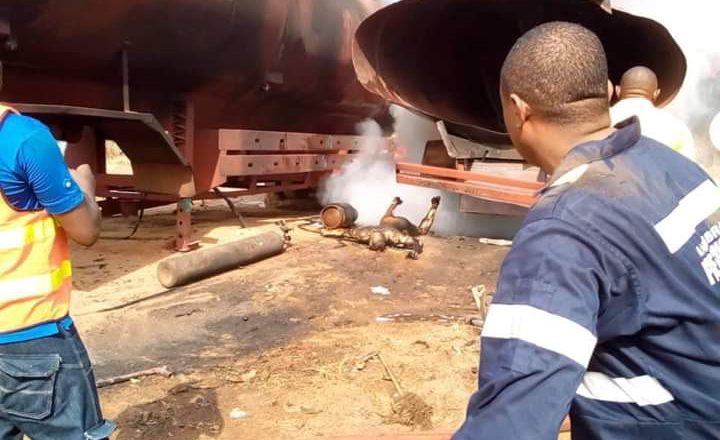 Tanker explosion at mechanic workshop in Anambra
