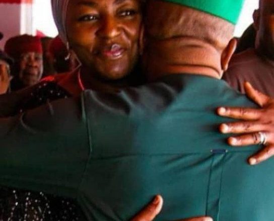 Reaction of Ebere, the wife of Emeka Ihedioha, to the Supreme Court’s decision to remove her husband as Governor