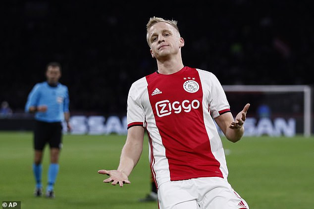 Real Madrid ‘agree £47m deal with Ajax for Donny van de Beek’