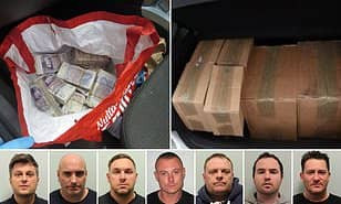 Drug lord and six cohorts who flooded streets with £70million of cocaine are jailed for 111 years (Photos)