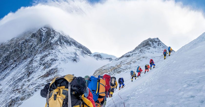 Mount Everest climbers to start bringing their own poo back to base camp as experts warn the world's highest mountain has 'begun to stink'
