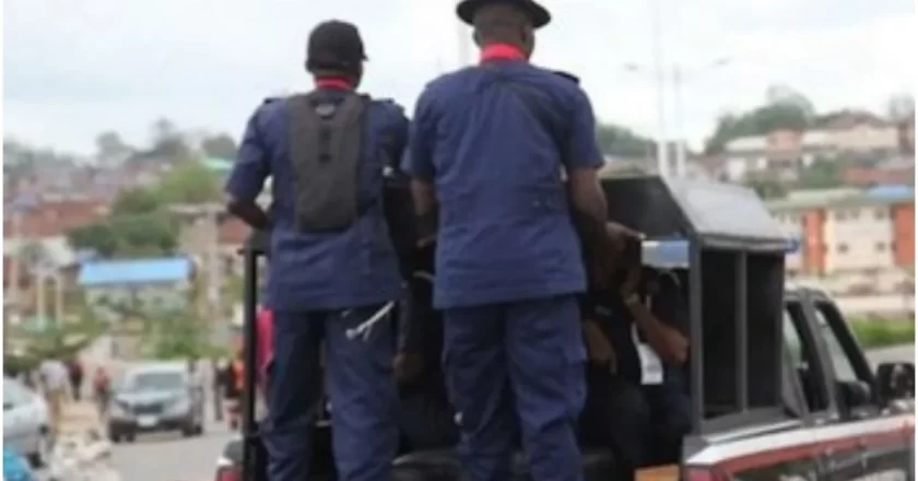Illegal Security Guards Apprehended by NSCDC in Anambra, Firearms Seized
