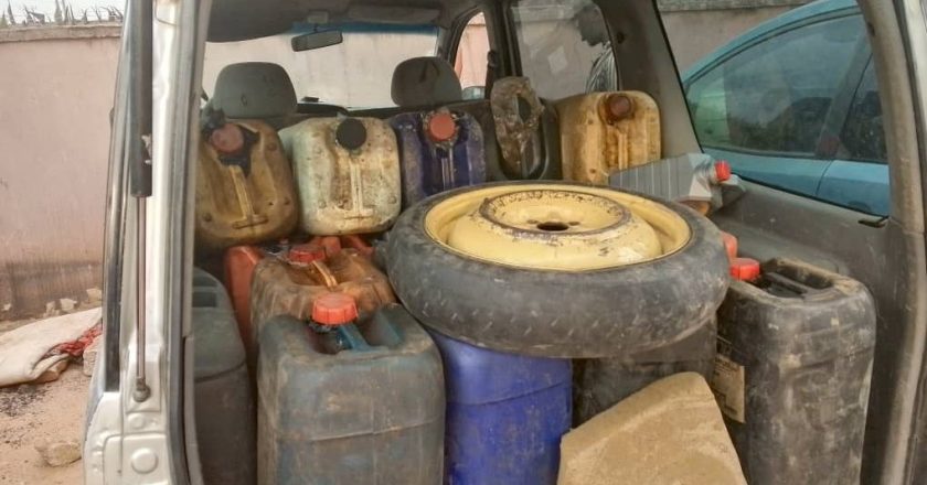 Three Suspected Oil Thieves Apprehended by NSCDC in Anambra State