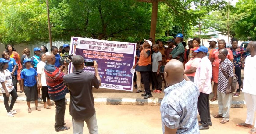 Staff at Anambra assembly commence indefinite strike due to poor salaries and service conditions