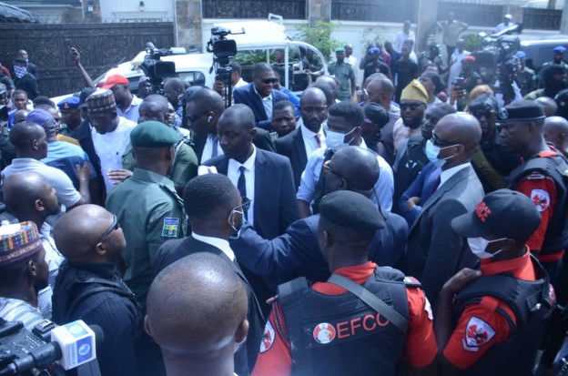 Yahaya Bello Escapes EFCC Arrest with Police Assistance
