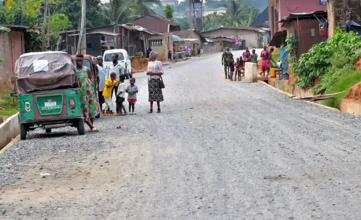 Abia Government Denies Reports of Newly Constructed Road Being Washed Away