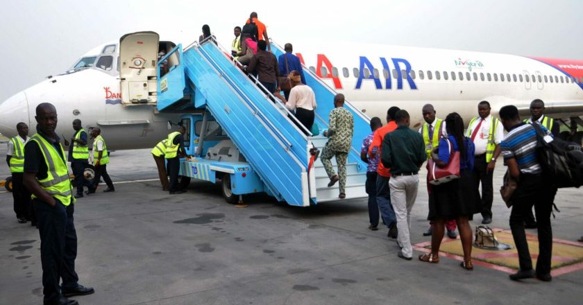 The operations of Dana Airline suspended by the Federal Government after an aircraft crash-landed at Lagos airport