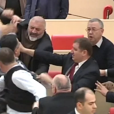 Altercation Breaks Out Among Georgian Legislators During Parliamentary Session