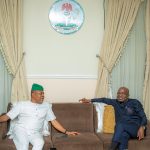 Former PDP Governor Ihedioha Meets Labour Party’s Governor Otti Following Party Exit