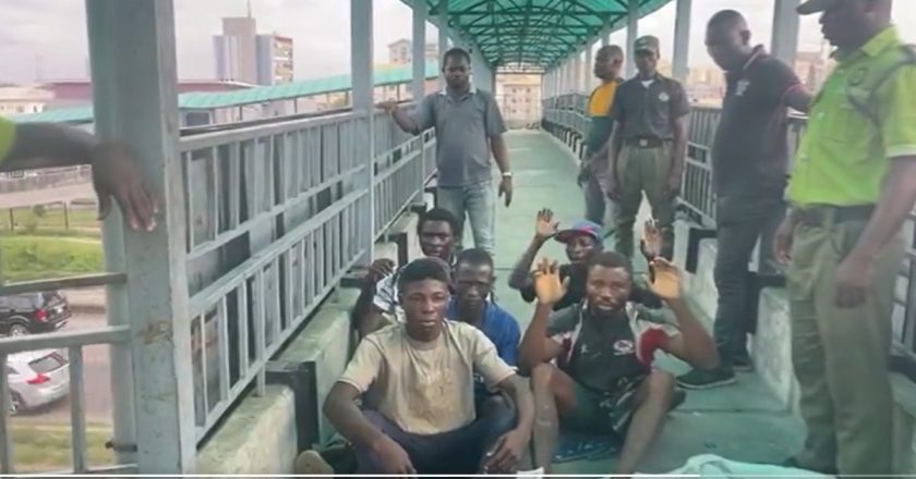 12 individuals arrested for squatting on bridges by LASG