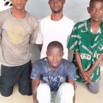 Four individuals apprehended by Lagos police for ‘One-Chance’ Robbery