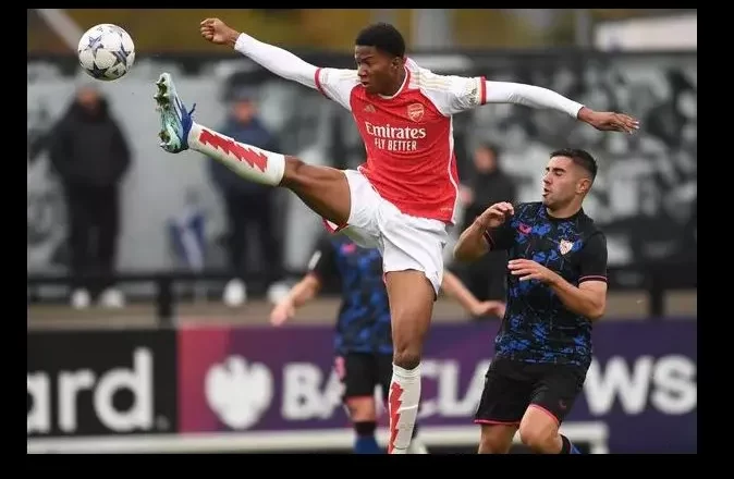 Young Nigerian striker, Martin Obi, bags seven goals to lead Arsenal to a 7-0 victory