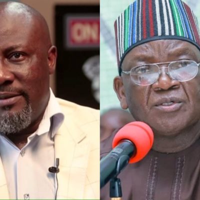 Moments of Tension: Dino Melaye and Ortom Clash at PDP Meeting [VIDEO]
