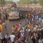 Warm Reception for Nigerian Troops Returning from Successful Operation