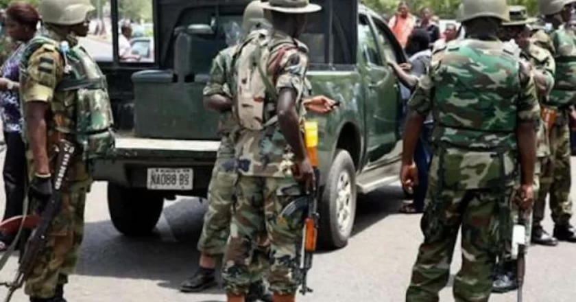 Arrest of Suspected Human Trafficker in Lagos by Troops