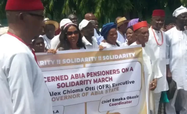 Abia PDP and Concerned Pensioners Clash Over Cleared Arrears