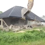 Delta State Government Starts Demolishing Illegal Structures on University Lands