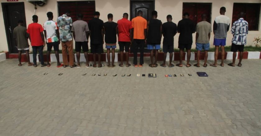 The EFCC in Kaduna arrests 15 individuals suspected of online fraud